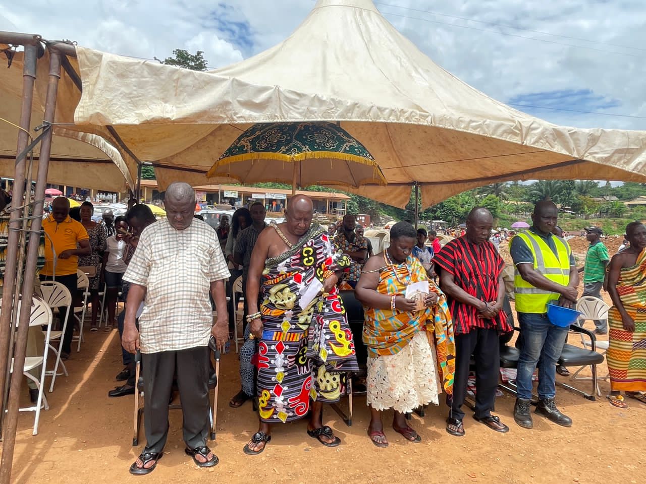 Public Engagement Ceremony on Proposed Construction on Dunkwa Main Lorry Station