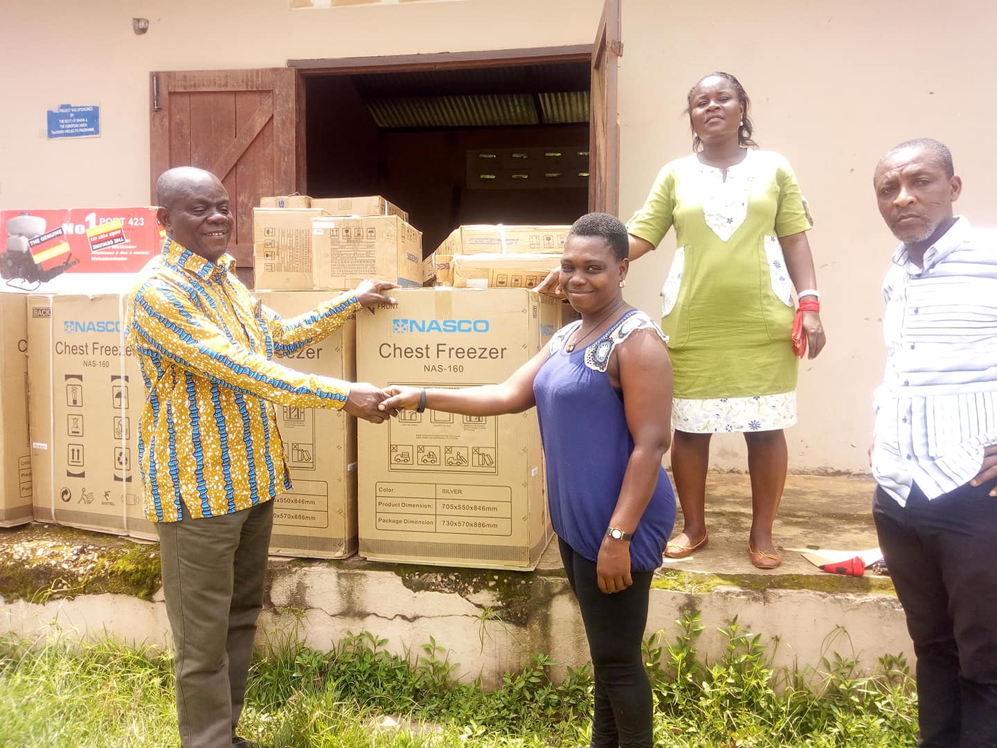 Upper Denkyira East Municipal Assembly supports persons with disability.