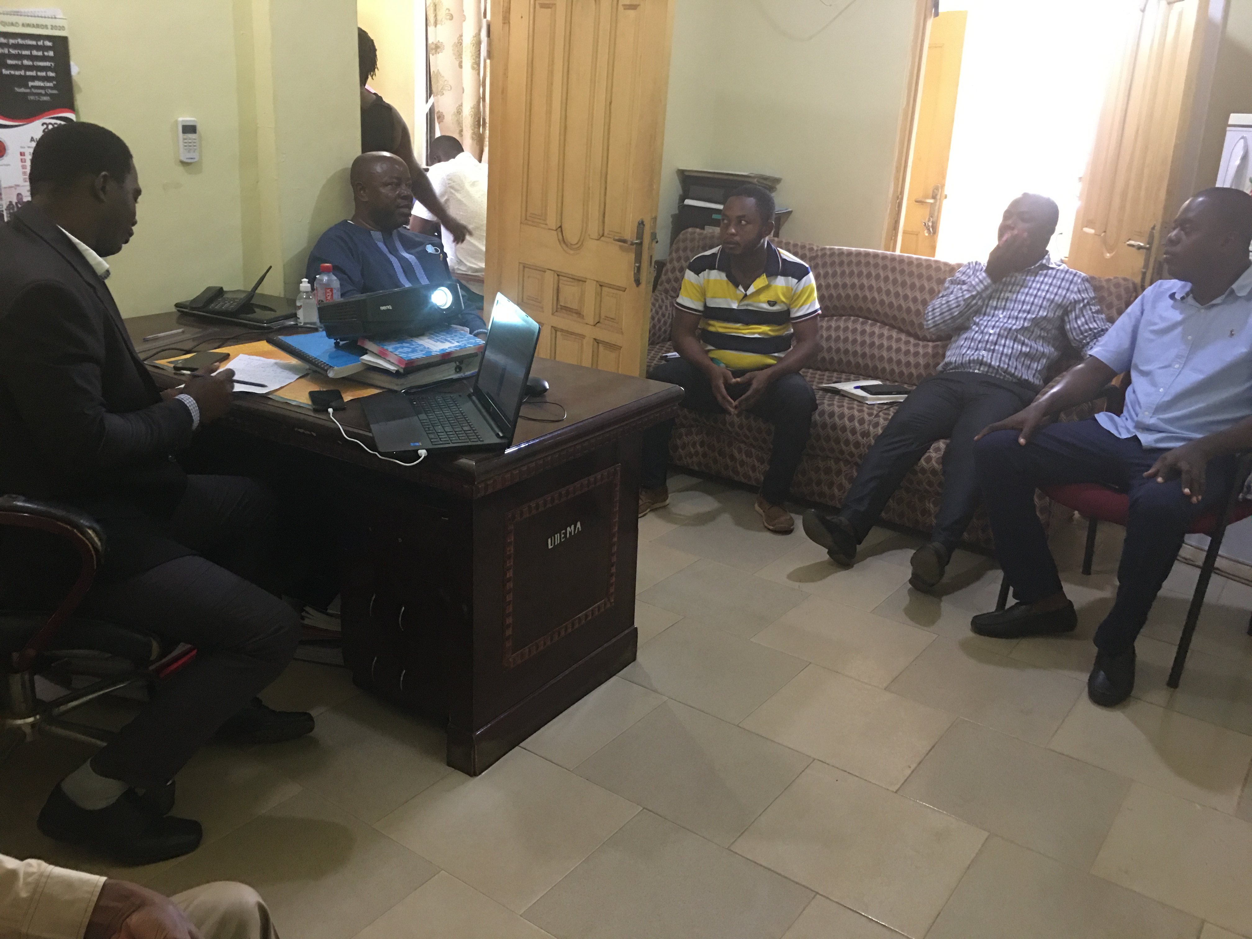 THE MP FOR UDE DR. FESTUS AWUAH KWOFIE ENGAGES WORKS SUB COMMITTEE OF UDEMA