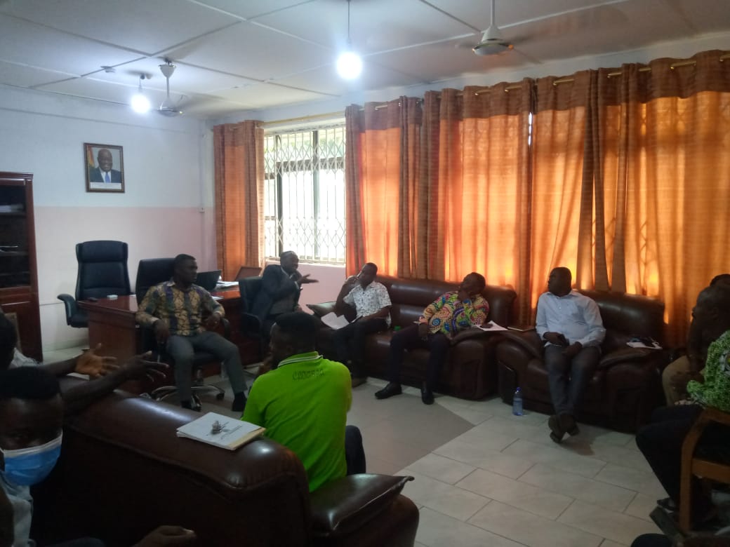 Heads of department meeting at the office of the MCE. 16-DEC-2021
