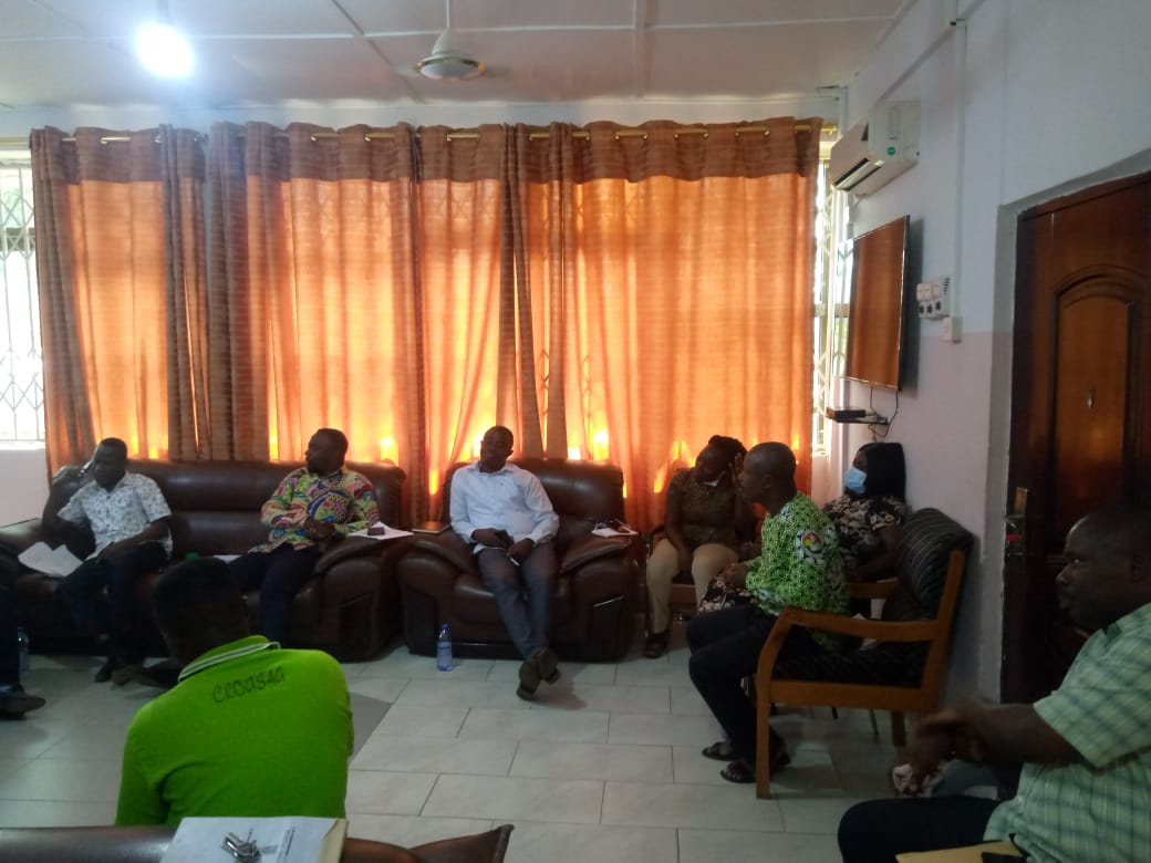 Heads of department meeting at the office of the MCE. 16-DEC-2021